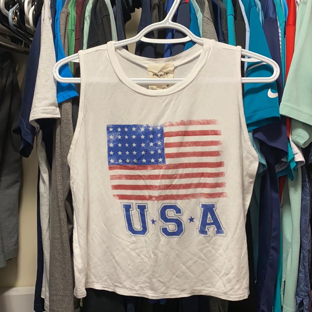 USA Crop Top- 4th of July
